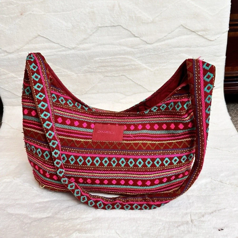O'Neill‎ Sancho Woven Red Hobo Bag